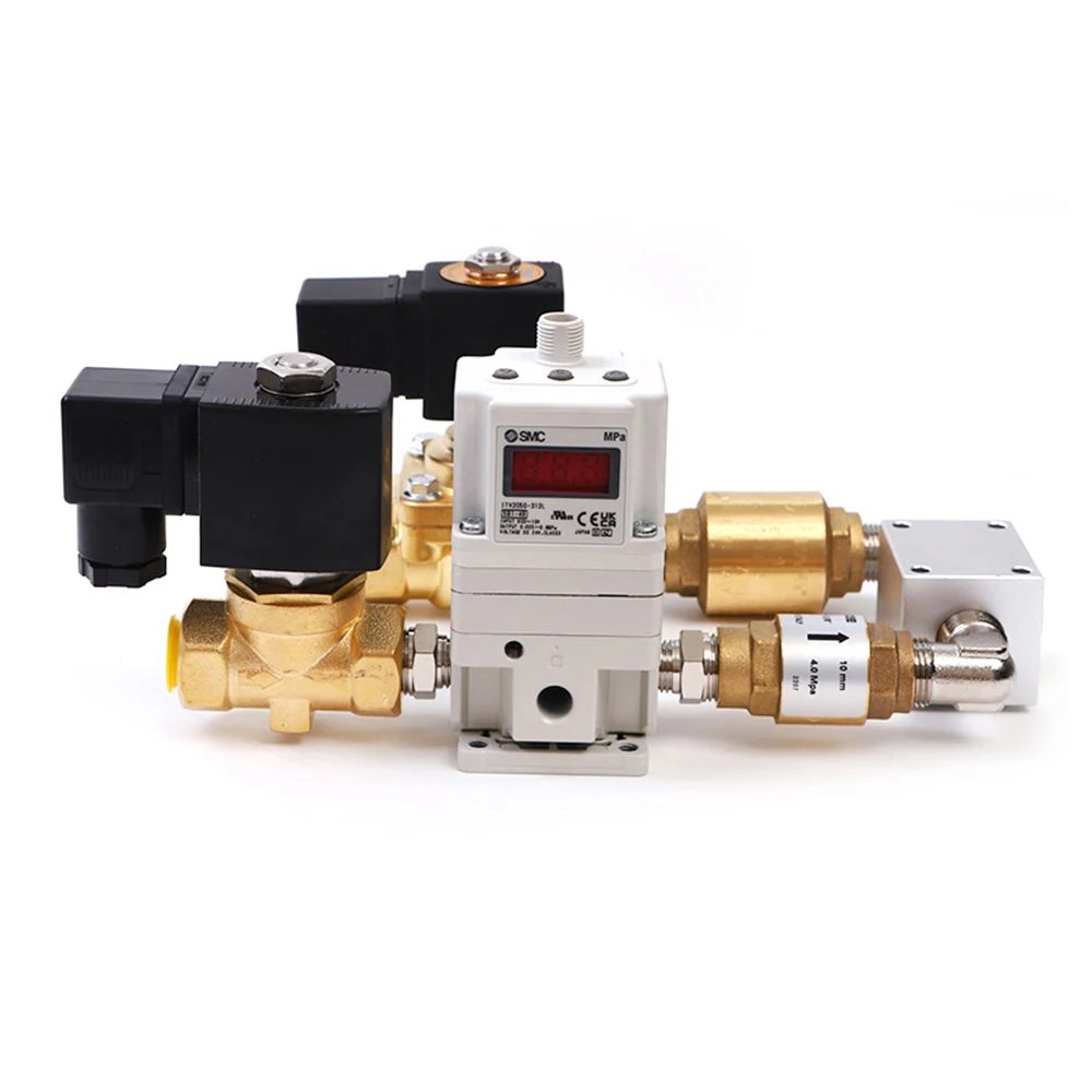 WaveTopSign Solenoid Valve Kits 24V ITV2050-313N Pneumatic Equipment For Fiber Laser Metal Cutting Machine