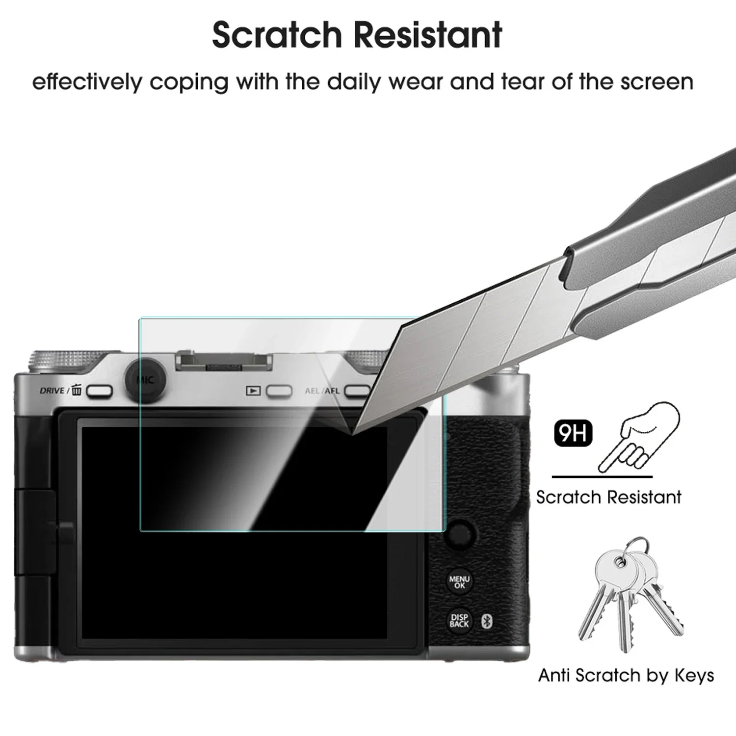 9H Tempered Glass Protective Film Guard For FUJIFILM X-M5 Camera LCD Display Screen Protector Cover For FUJIFILM XM5 Accessories