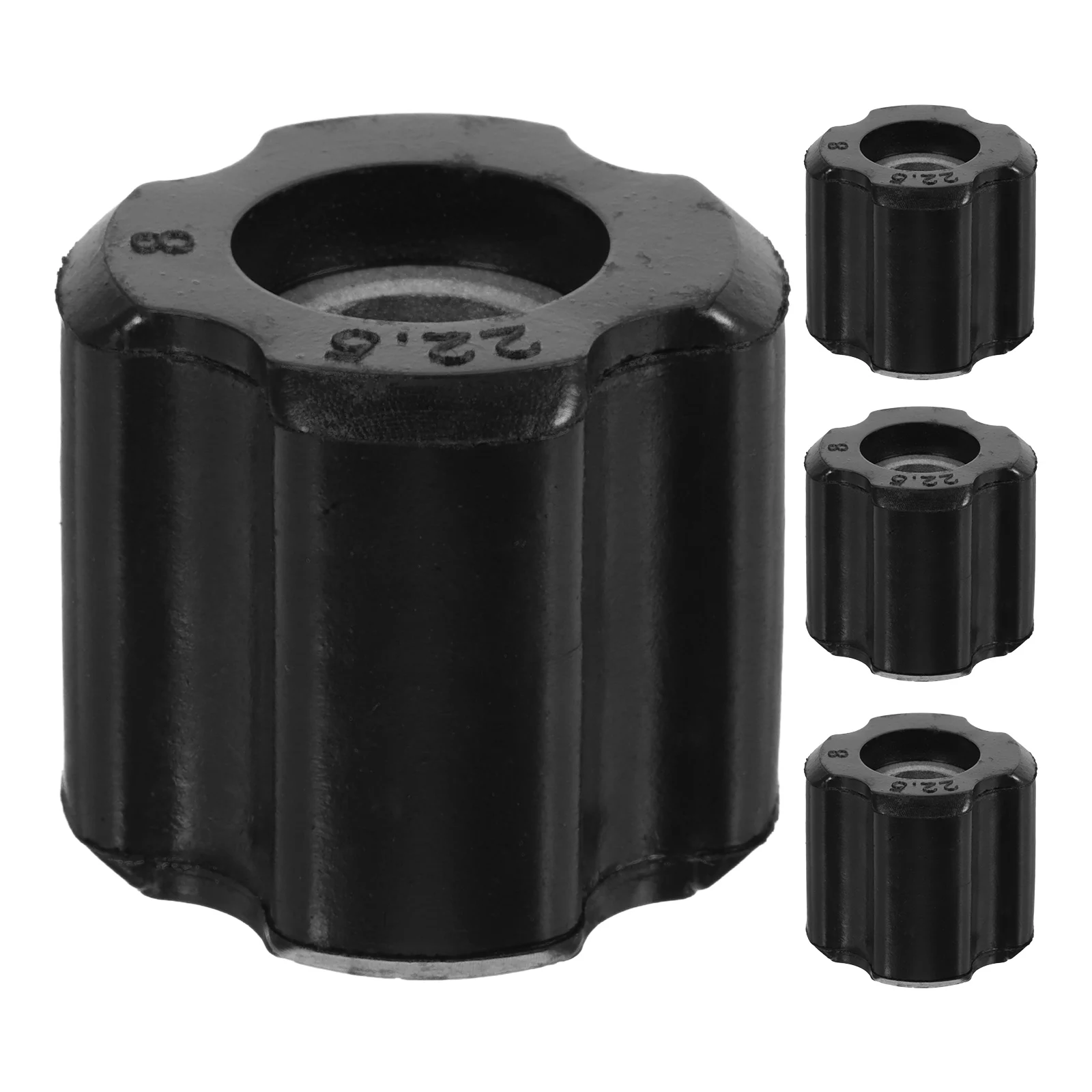 

4pcs Bushing to Conversion Kit for Lawn Mower Grass PE Front Axle Replacement Universal Fit 26mm 28mm Aluminum
