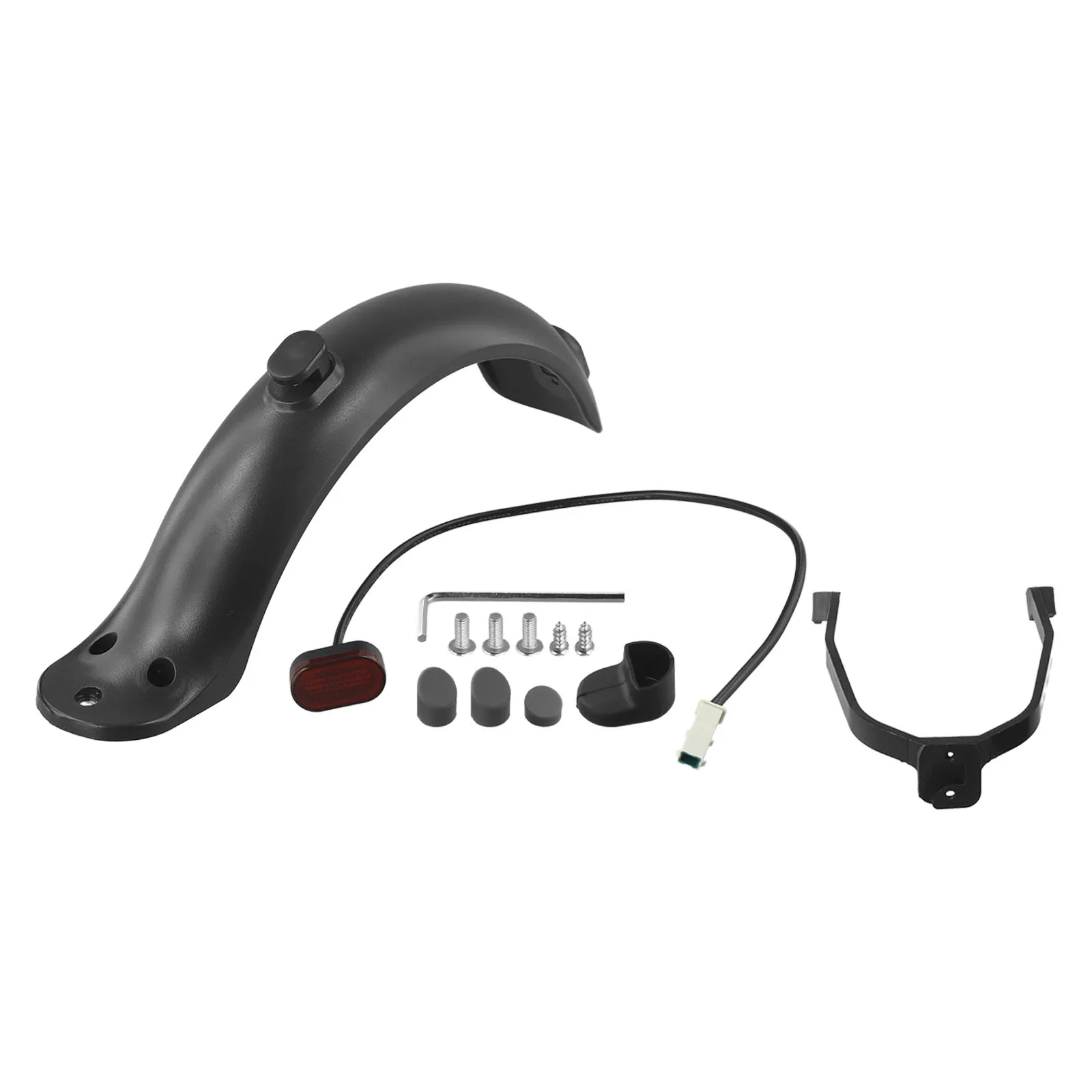 Electric Scooter Mudguard Replacement System for For xiaomi For M365 Including Taillight Rear Guard Bracket and Fasteners