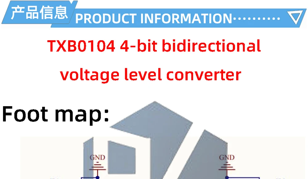 1 ~ 10PCS EGBO CJMCU-401 TXB0104 4-Bit 3,3 V Bidirektionale Spannungspegelübersetzer Auto Direction Sensing ESD Schutz Bord – Detail 1