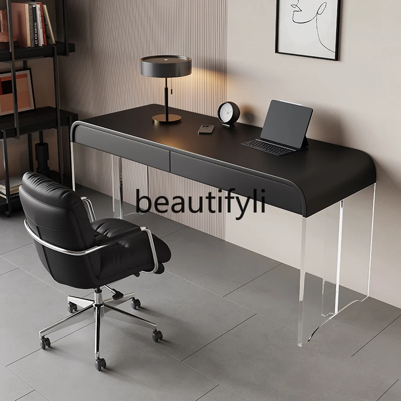 

Small Apartment Home Bedroom Study Desk Dressing Table Integrated Office Desk