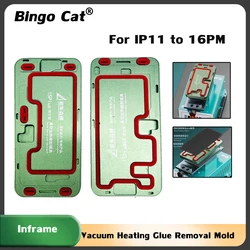 XHZC Vacuum Heating Degumming Mold LCD Bracket Adsorption Structure for iPhone 16 12 13 14 15 PM Display Screen OCA Glue Removal