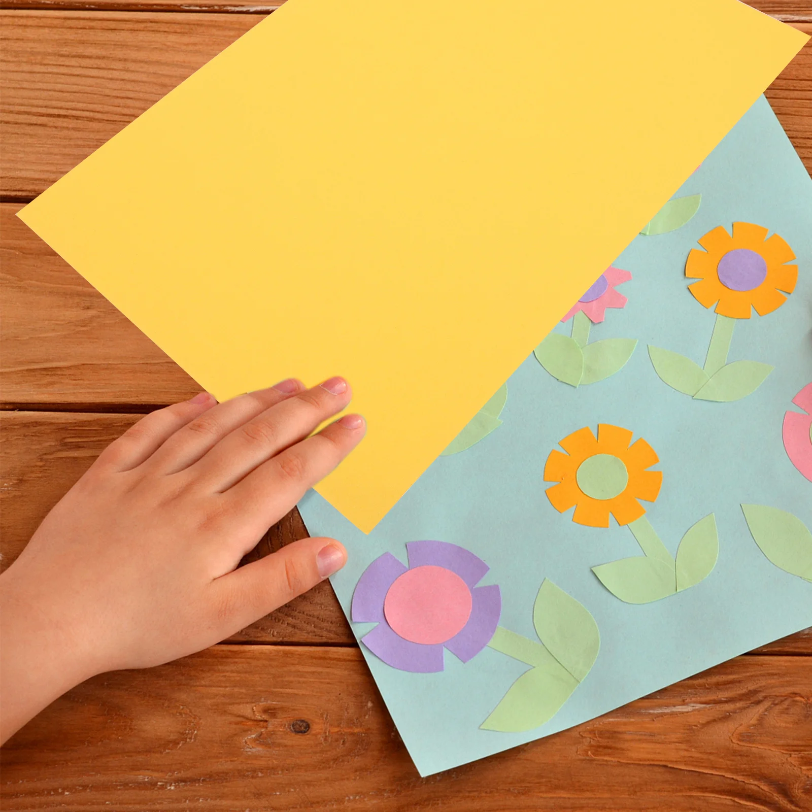 50 قطعة من البطاقات الملونة 200gsm A3 ورق سميك للحرف اليدوية ذاتية الصنع بطاقات المعايدة اوريغامي متعدد الألوان ورق غير لامع للمشروعات الفنية