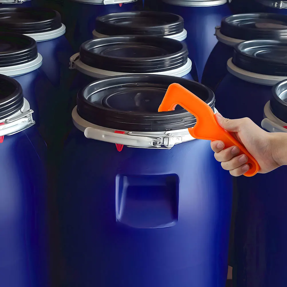 

5 pcs Paint Bucket Lid Opener Tool Universal Heavy Duty Wrench For Plastic Containers Industrial Kitchen Use Buckets Pails Lid