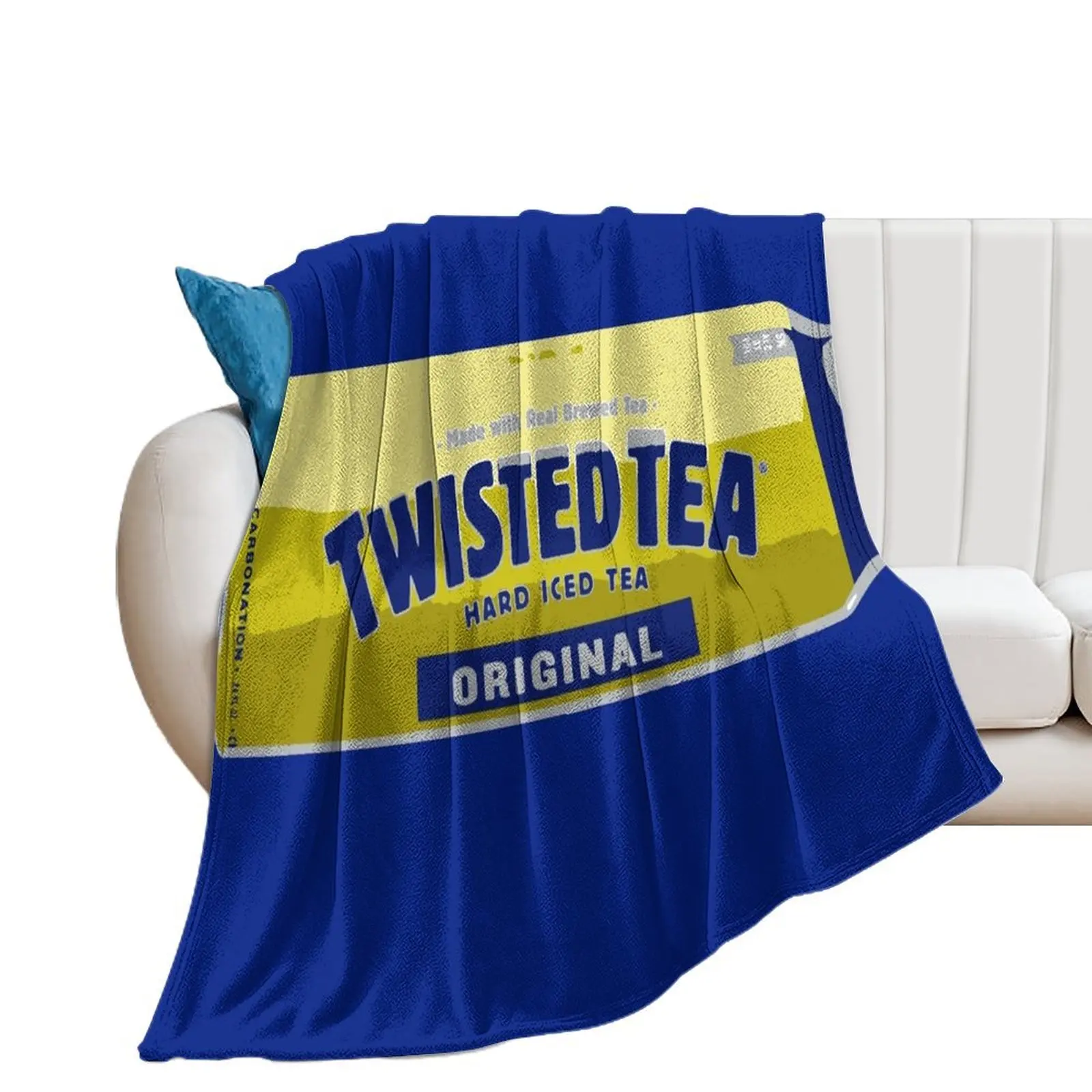 

Basic Twisted Tea Can Tall Boy Throw Blanket Luxury St Bed linens Winter beds Summer Blankets