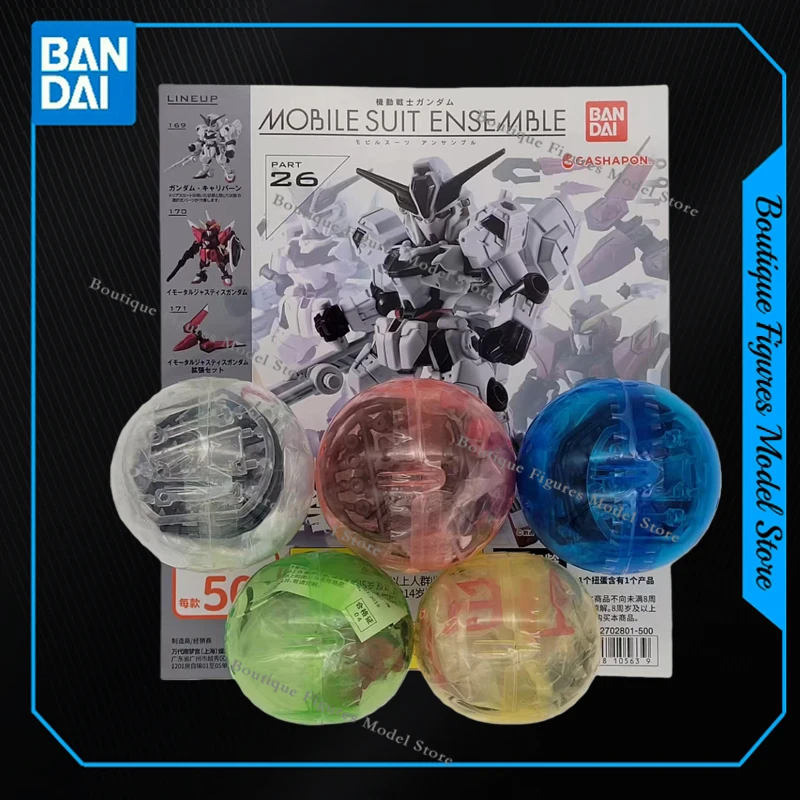 

Bandai Original MSE MOBILE SUIT ENSEMBLE GASHAPON PART 26 All 5 Action Anime Figures Assembly Model Collection Gift Kids Toys