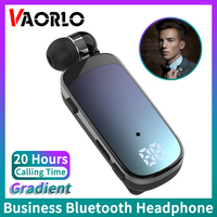 # K65 Lavalier Business Bluetooth 5.2 Headset Talk/Music Time 20 Hours LED Digital Display Noice Cancelling Wireless Earphones