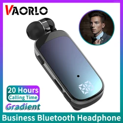 # K65 Lavalier Business Bluetooth 5.2 Headset Talk/Music Time 20 Hours LED Digital Display Noice Cancelling Wireless Earphones