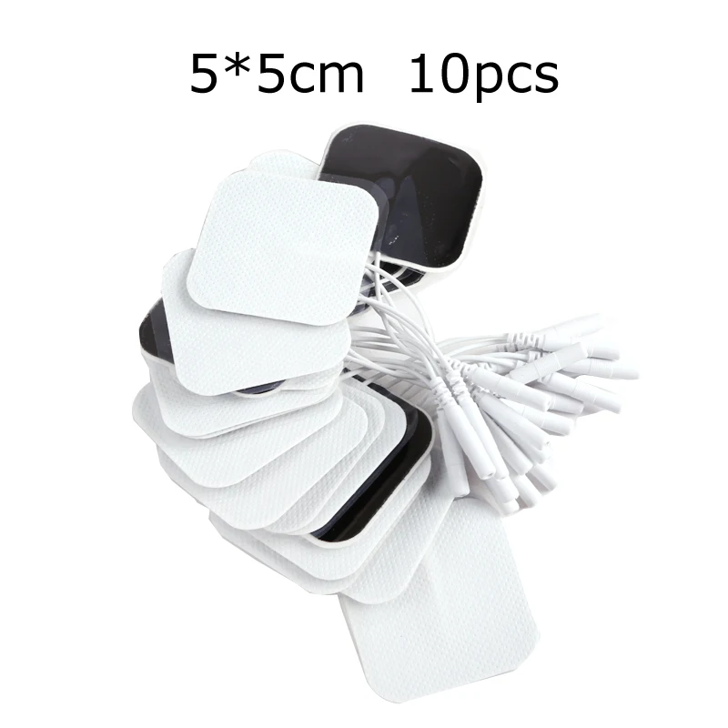 10Pcs/lot Electrode Pads Body Meridian Acupuncture Massagers for Digital Therapy Machine Tens Unit with 2mm Plug Health Care