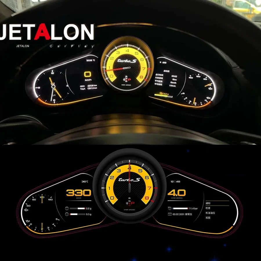 New Car LCD Digital Cluster Dashboard For Porsche Panamera 2010-2016 Virtual Cockpit Speed Meter Instrument Panel Unit Cluster