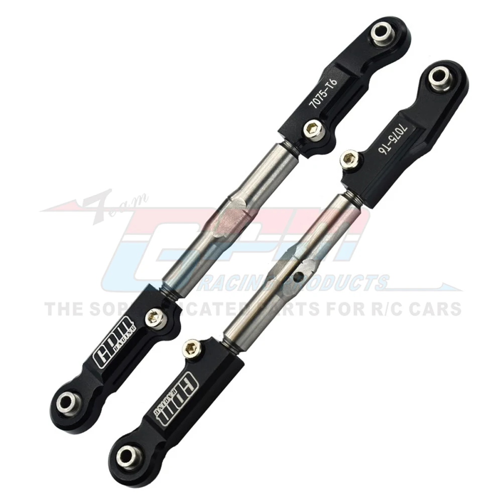 GPM Metal Aluminium Front Camber Links Steering Tie Rod 9549 for Traxxas 1/8 Sledge Monster Truck 95076-4 RC Car Upgrade Parts