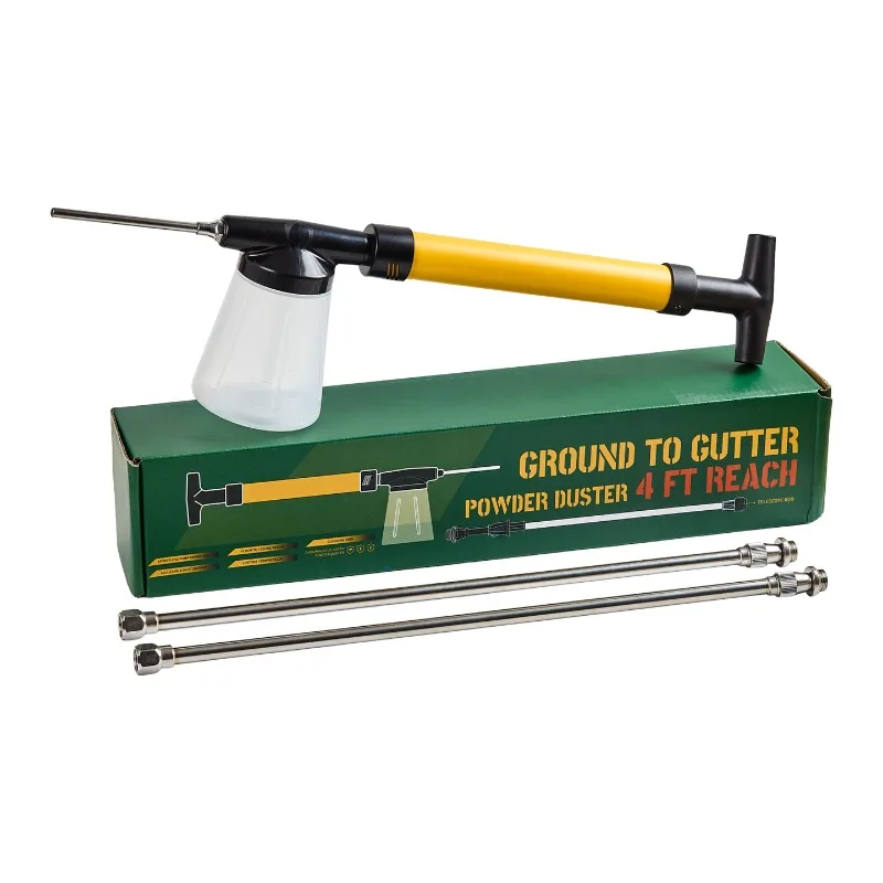 Bulb Powder Puffer, Manual Dry Dust Sprayer for Insect Control, Orchard Flower Pollination Supplies