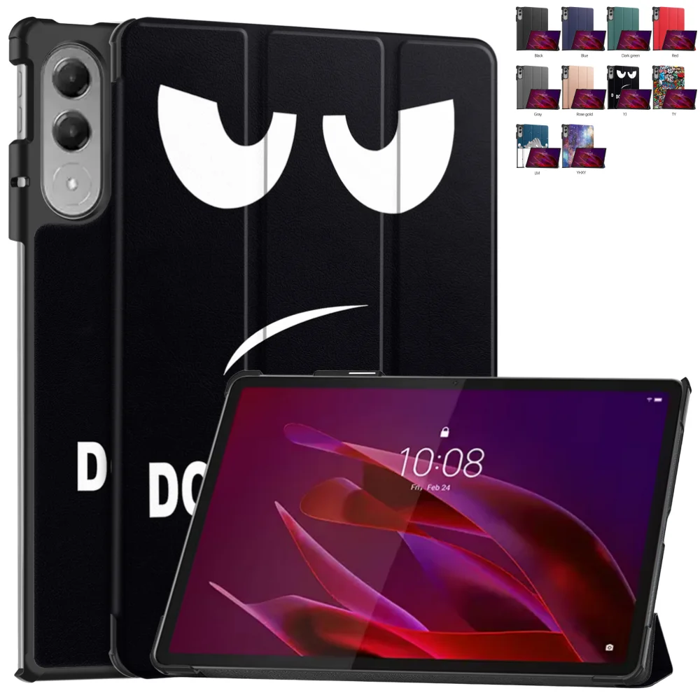 

Чехол для Lenovo Yoga Tab 11,1 дюйма 2025 Xiaoxin Pad Pro GT 11,1 TB710FU Tri-fold Caster Hard Shell Cover с функцией автоматического пробуждения