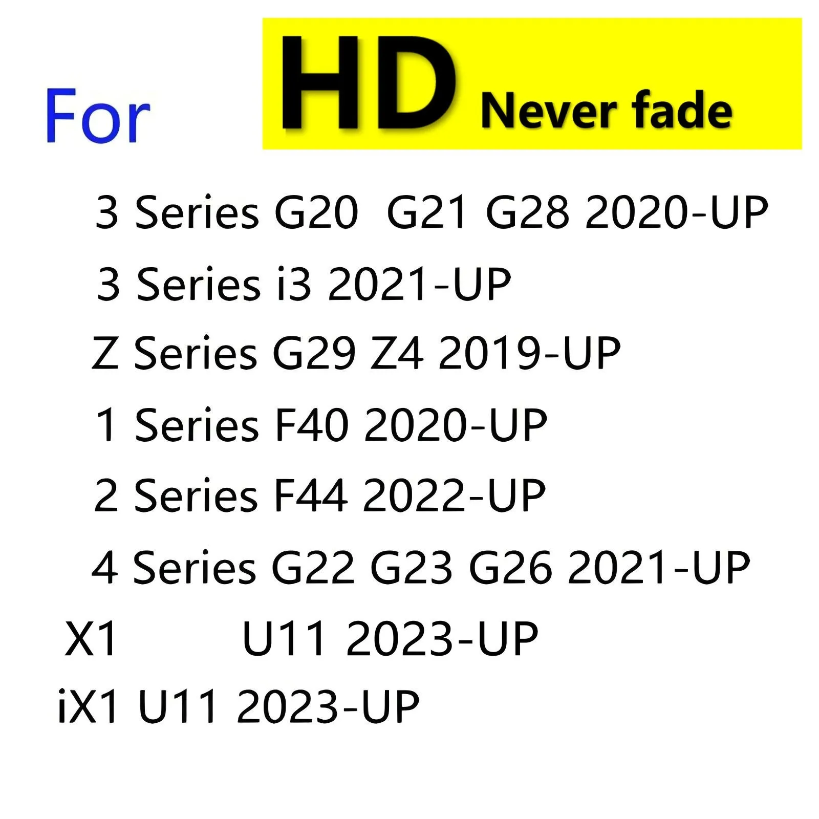 Hd 2PCS For Bmw X1 …