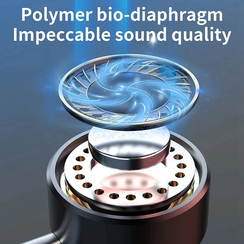 Беспроводной аудиоприемник Lavalier Bluetooth 5,2 3,5 мм AUX с шумоподавлением, стерео адаптер для игр/музыки/вызовов с микрофоном, красный, 1 шт.