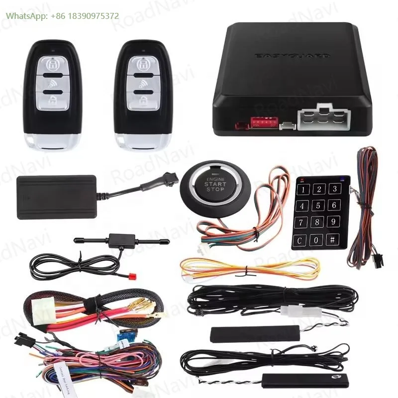 

RoadNavi Car Alarm System App Control IOS Android 4G Engine Start Stop Remote Engine Start Car GPS Tracker