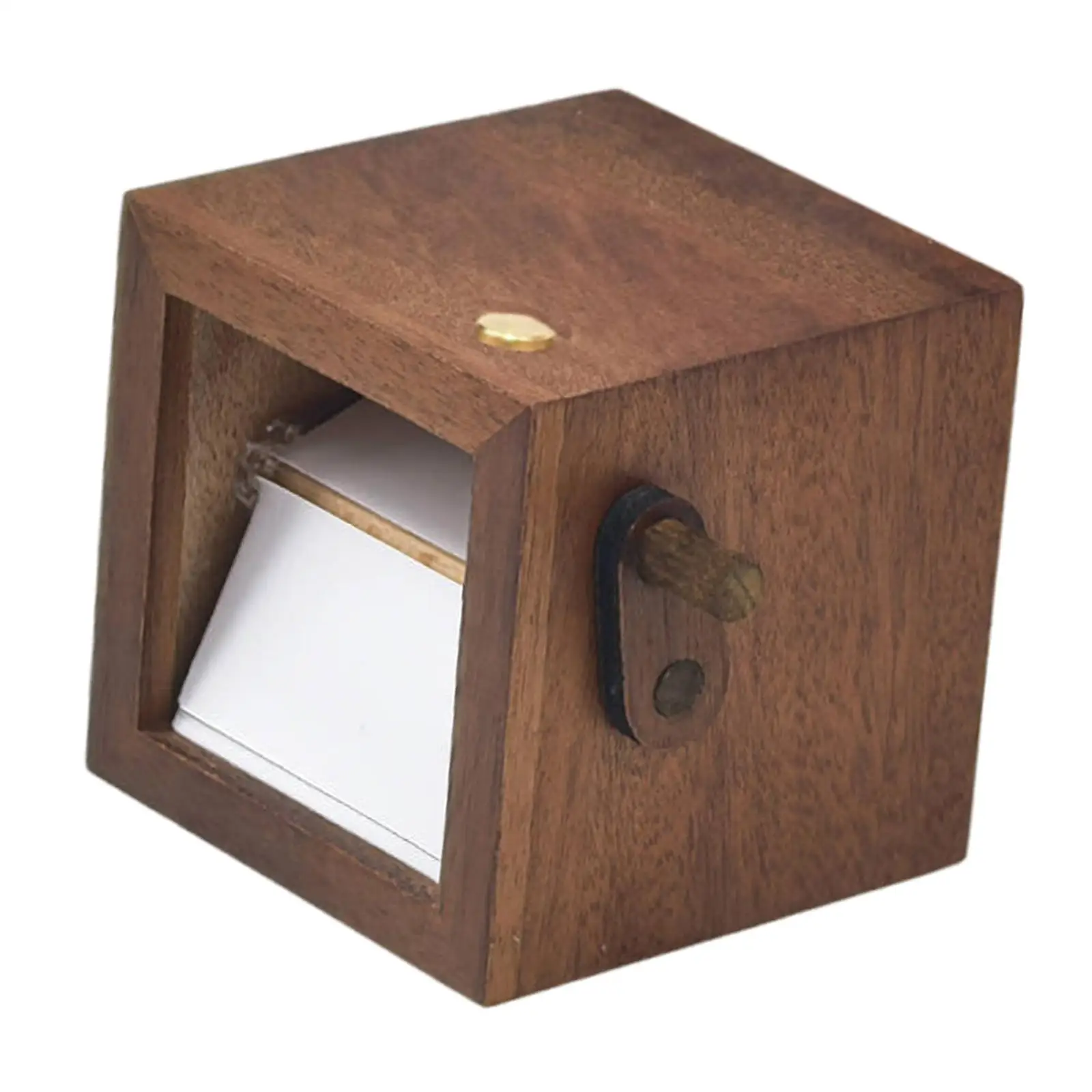 Animation Machine Photo Flipbook Wood Frame Hand Crank Display Box for Creative Gift on Valentine Mother Day Graduation