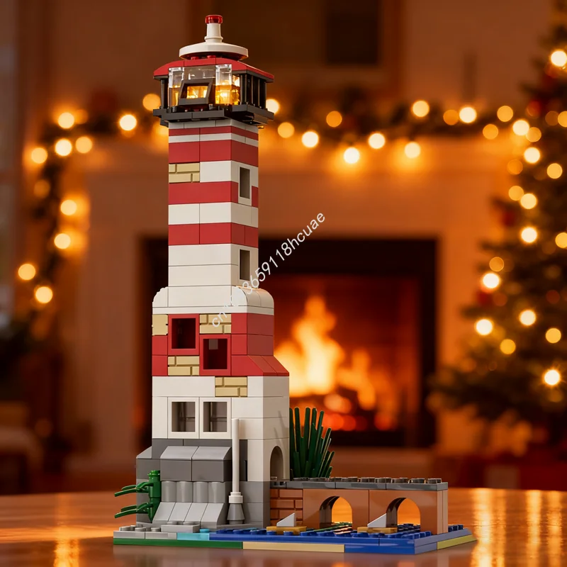 

218 шт. MOC маяк классическая модель строительные блоки архитектура сборка рождественские подарки DIY творческая идея игрушка образование дети