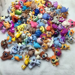 5PCS Mini LPS Animal Collection Toys Cat Dog Collie Pet Accessories Dachshund LPS Playmobil Kids Christmas Gift Toys