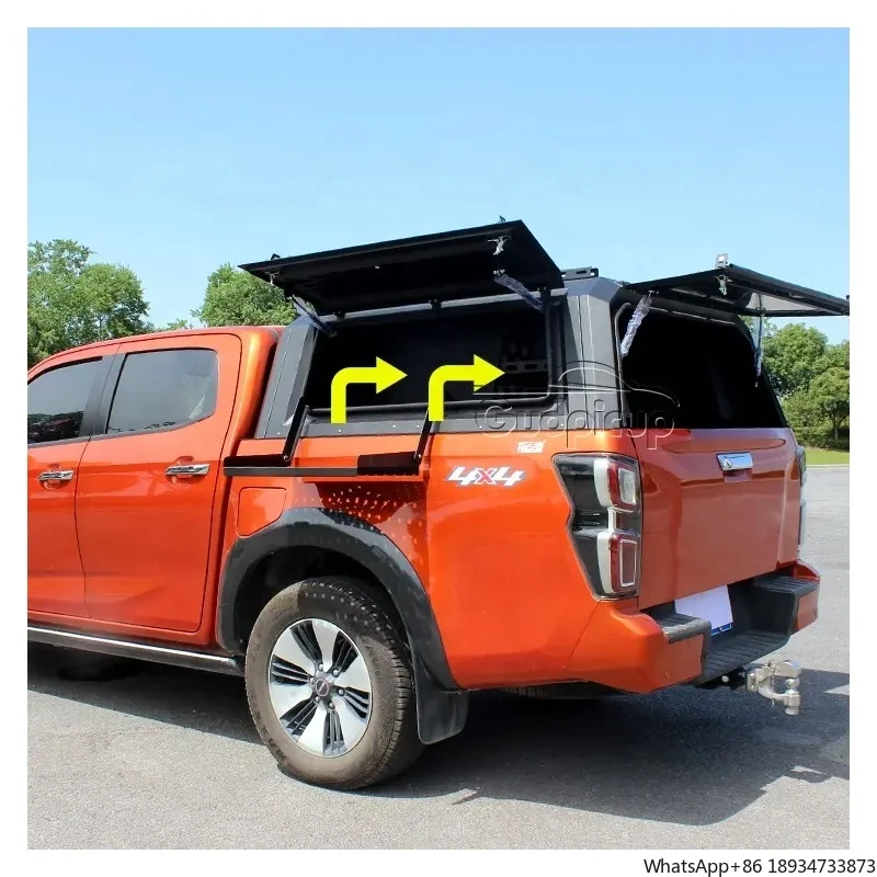 Pickup Truck great wall steed 5 hardtop canopy storage kitchen aluminium tub canopy for Isu-zu D-max 2021dodge ram 1500