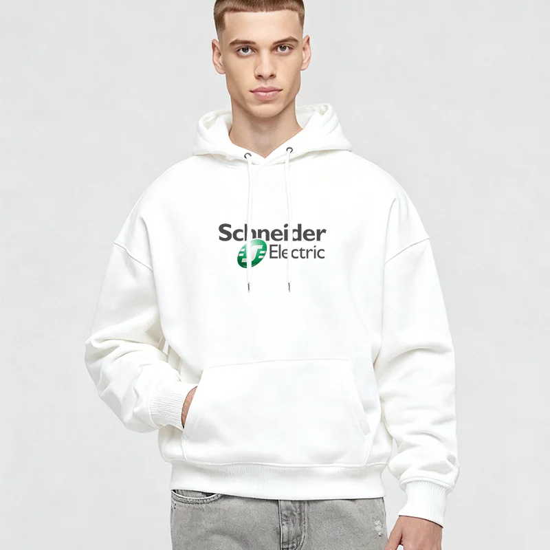 

Graphic Hoodies for Man Black S-Schneiders Y2k Winter Warm Men's Hoodie Sweatshirt Cotton Printed Autumn Clothes Fall