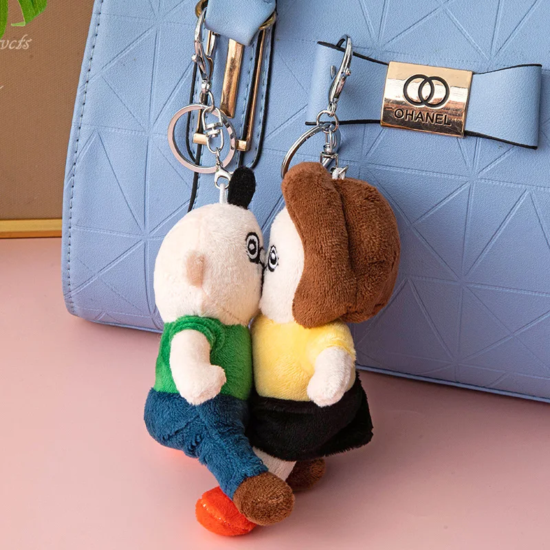 2pcs Korean Popular Doll Bang Bang & Yu Zhi Pendant Magnetic Kiss