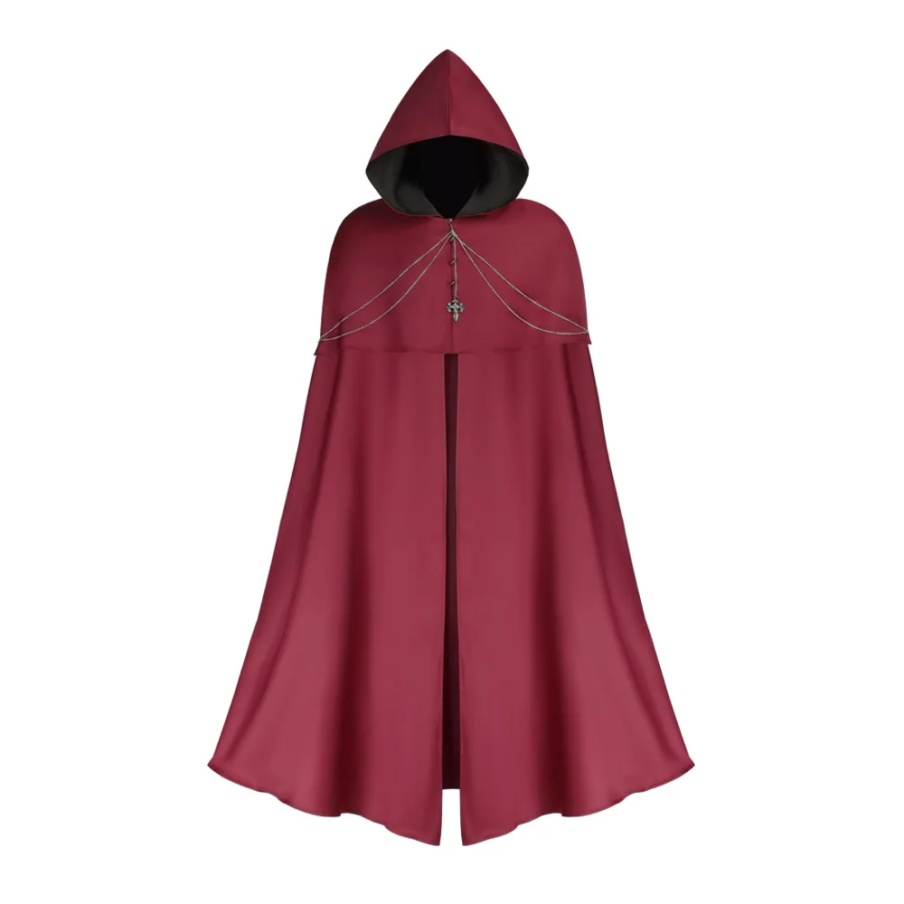 

Halloween Slash God Cartoon Theme Cosplay Night Watchman Cloak Performance Costume Adult Halloween Medieval Renaissance Cloak
