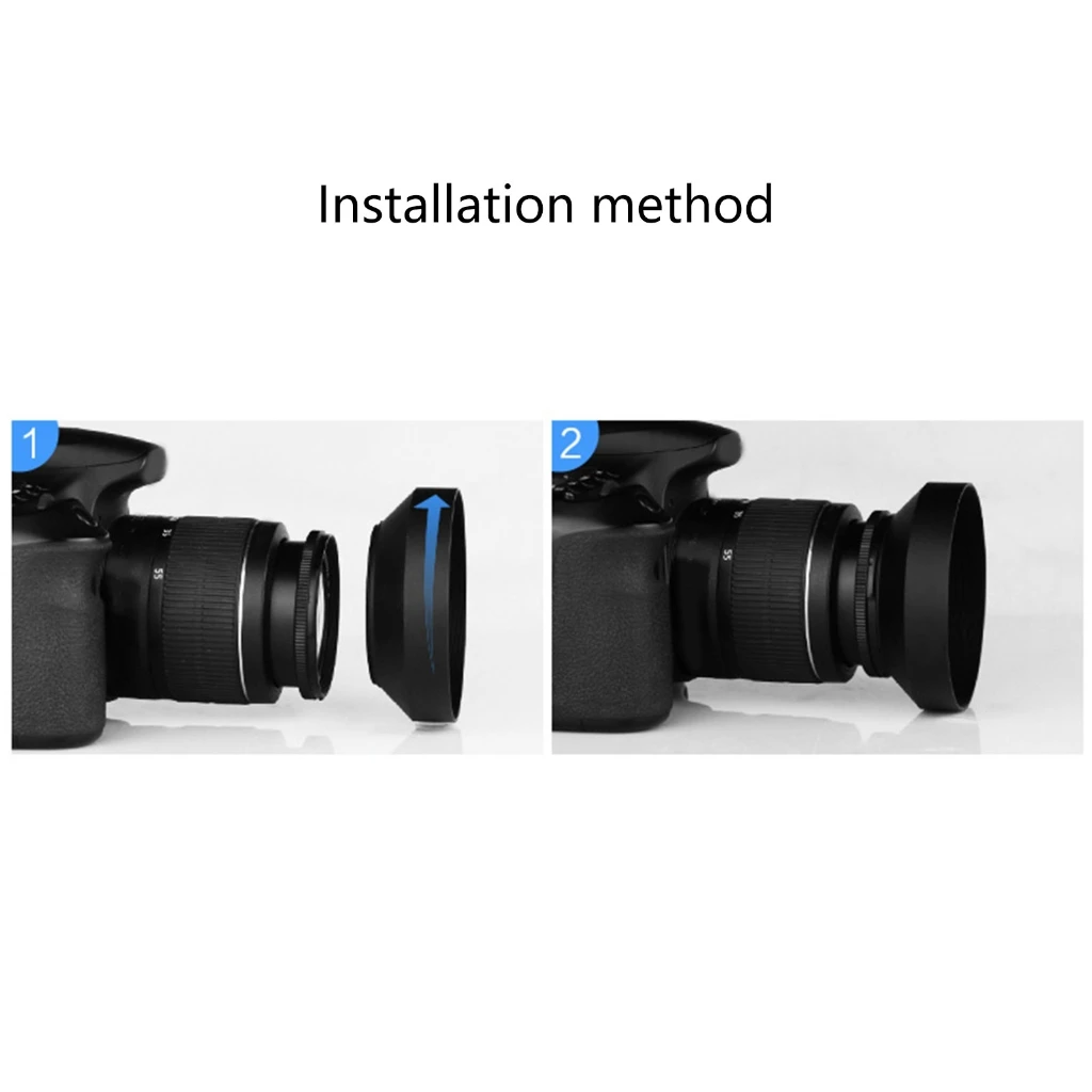Metall-Objektivblende für DSLR-Kamera Objektivschutz Weitwinkel 39mm 40,5mm 43mm 46mm 49mm 52mm 55mm 58mm 62mm 72mm 77mm 82mm – Detail 8