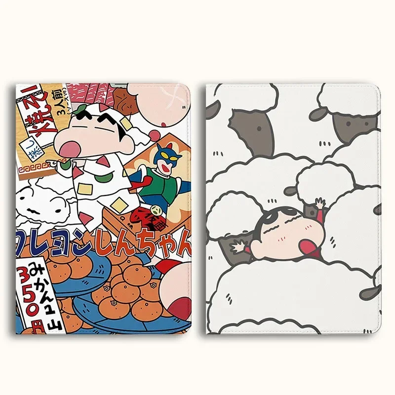 

Crayon Shin-chan чехол для IPad 10 поколения 2022 8th 9th 7th 10,2 для IPad Pro 11 Air 5 4 3 Mini 6 4 5 Чехол Coque Capa Funda