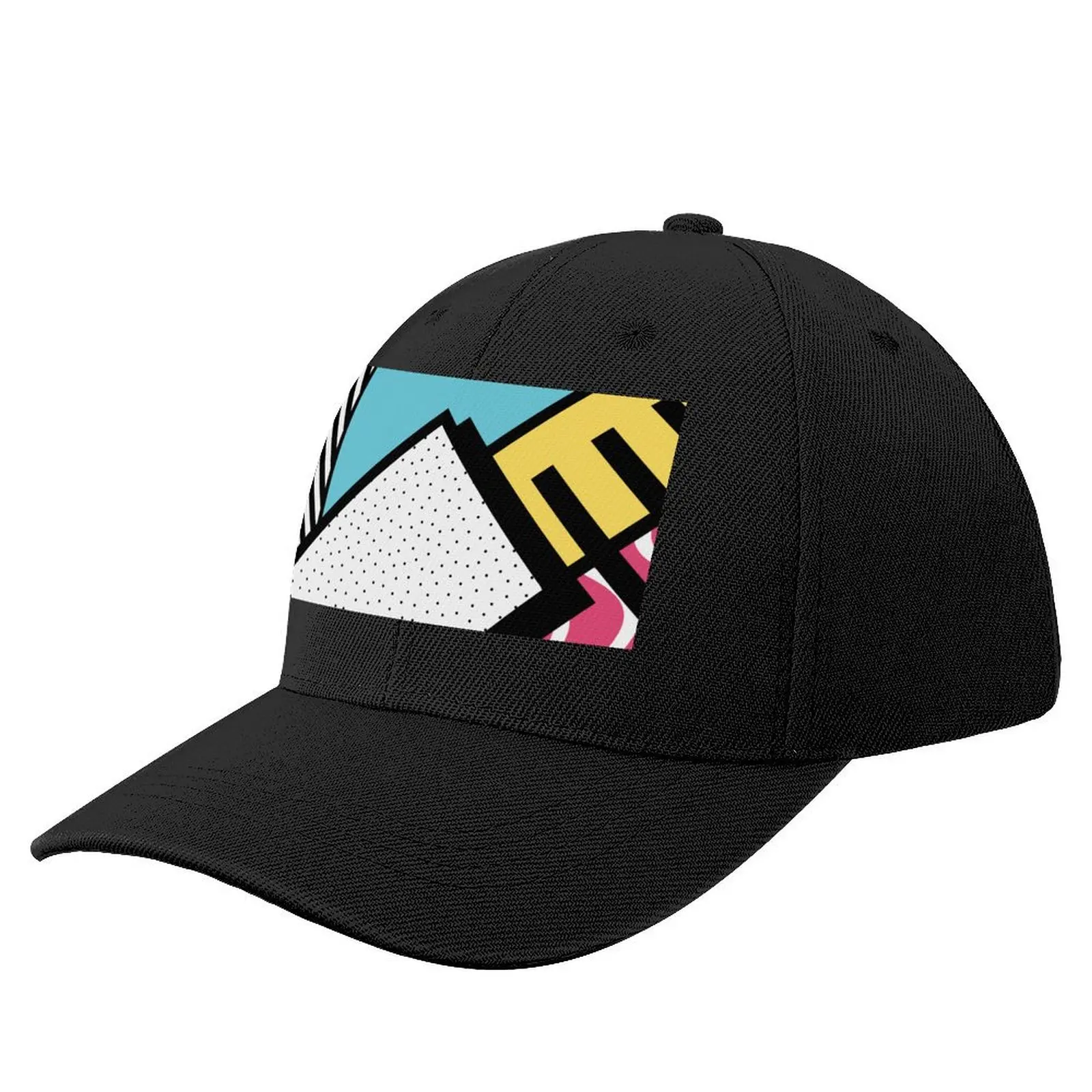 

Abstract 80s memphis pop art style graphics Baseball Cap Mountaineering Hat Beach Luxury Cap Woman Hats Men's