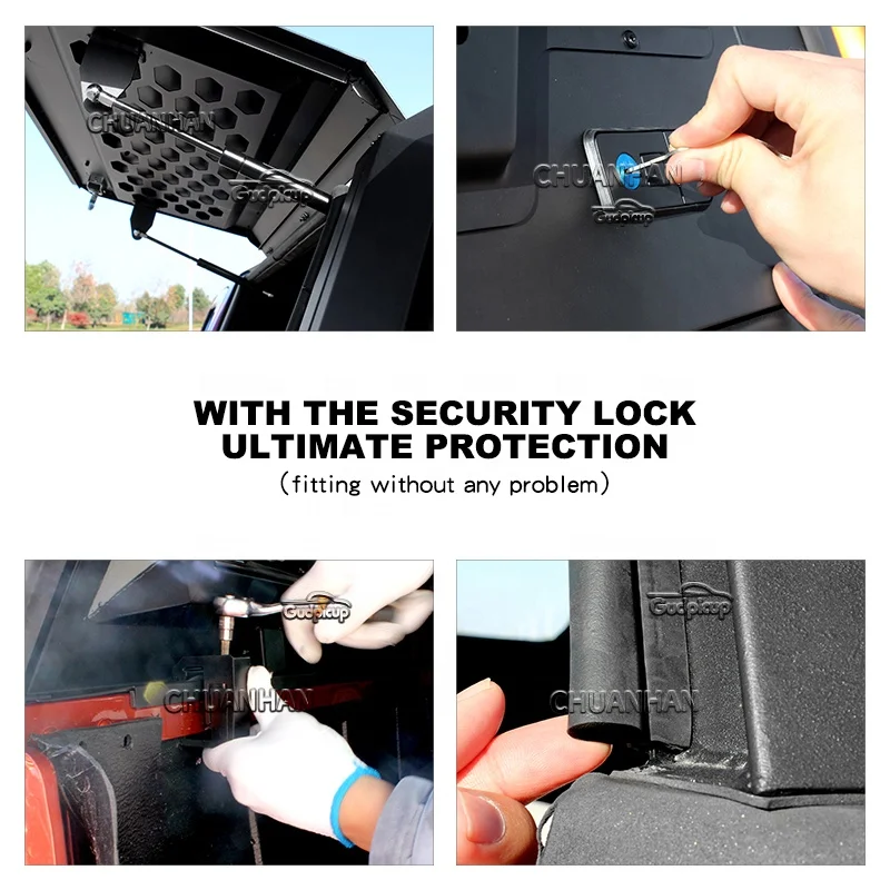 Hoge Kwaliteit Stalen Luifel Pickup Truck Topper Camper Luifel Hardtop Luifel voor ISUZU DMAX Hilux