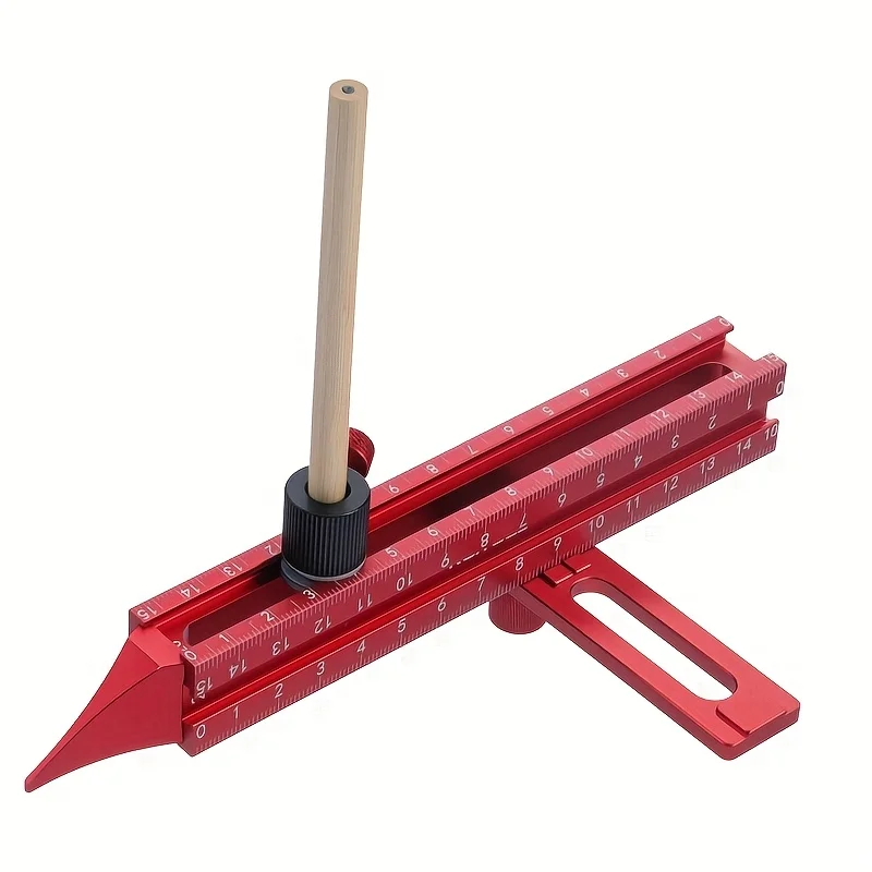 

Aluminum Alloy Scribing Tool Precision Contour Gauge 7.1 Inch Adjustable Measurement for Woodworking Edge Alignment Seamless
