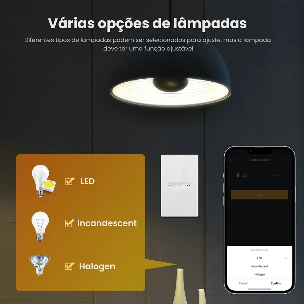 Imagem -05 - Miucda-tuya Wifi Interruptor Dimmer Inteligente 12 Gang Dimmer Interruptor de Luz Touch App Controle Remoto para Alexa Google Home