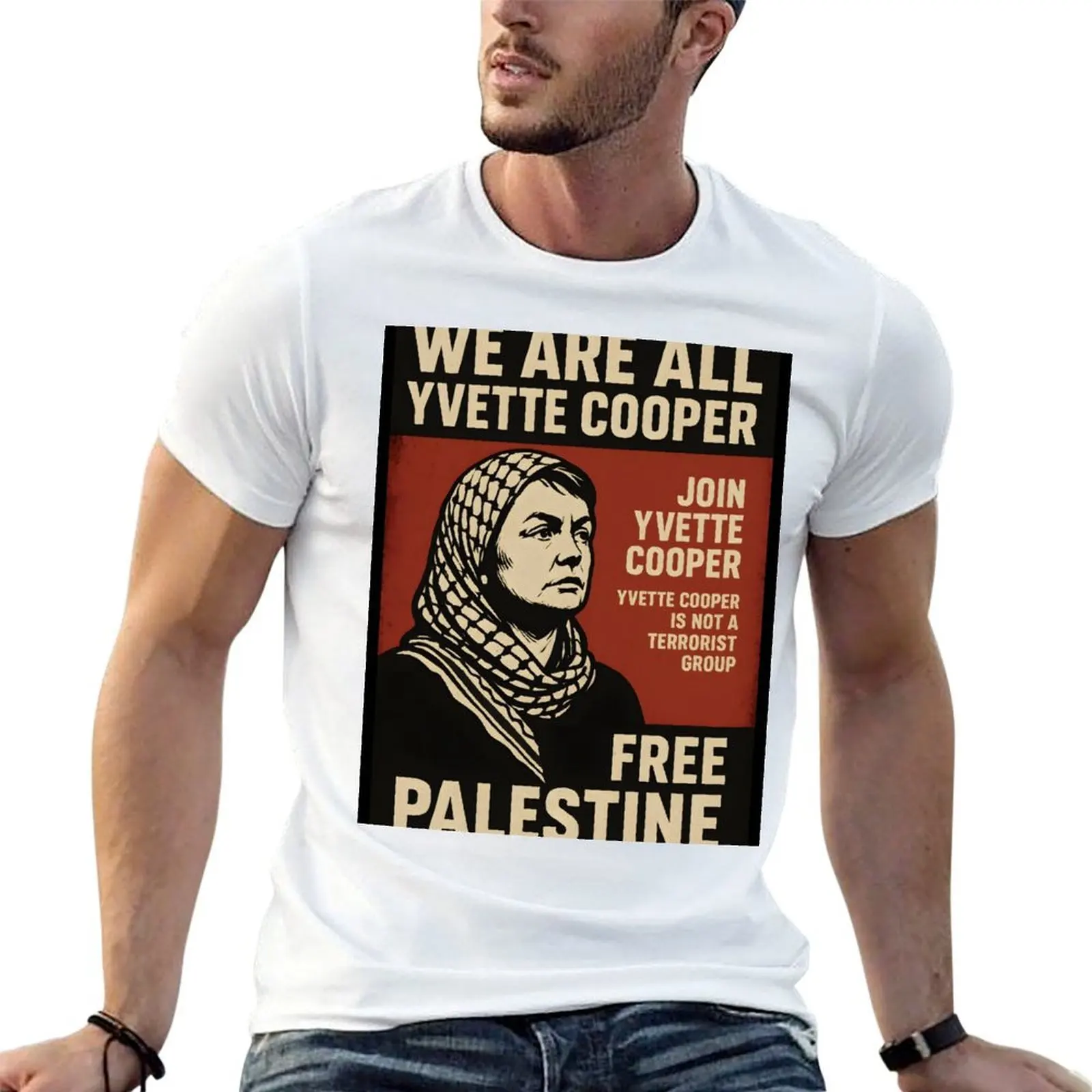 

YVETTE COOPER DIRECT ACTION T-Shirt t shirts for man graphic funny mens graphic t shirts T-Shirt