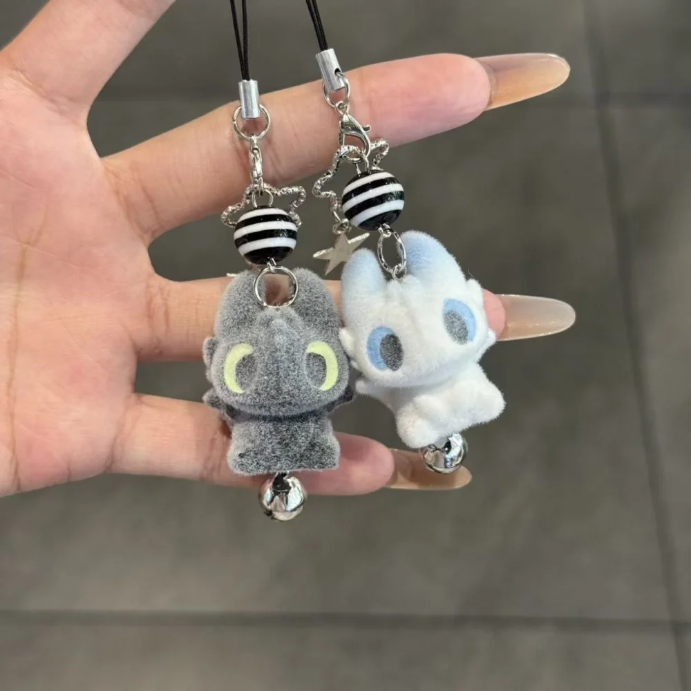 Colgante de dibujos animados de Sin Dientes para teléfono móvil, llavero decorativo, exquisito juguete de moda, divertido regalo sorpresa