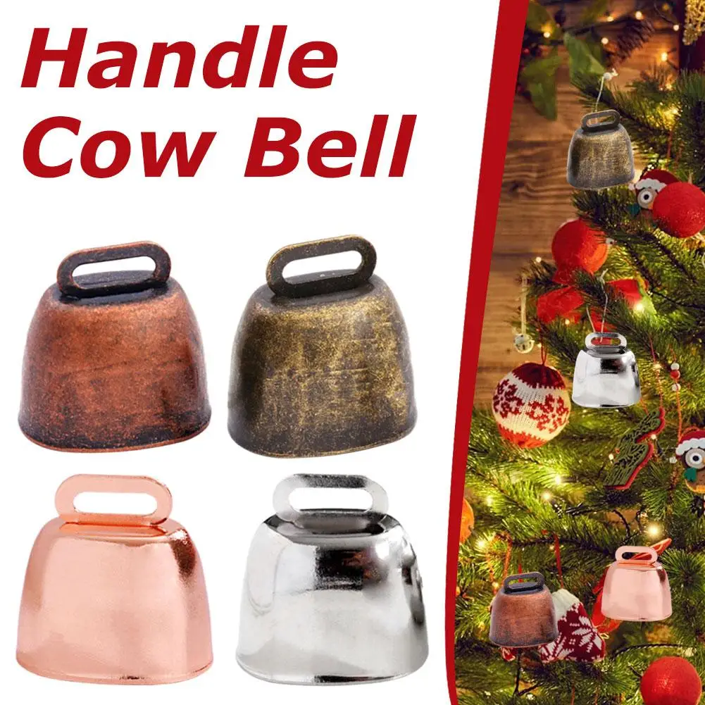 1pc Metal Cow Bell Iron Bells Mini And Goat Events Anti-lost Anti-theft Decor Grazing Brass Cowbells Hanging Large U2g2