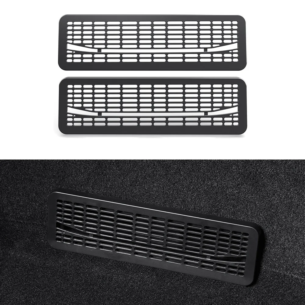 

Car Under Seat Air Vent Cover Compatible with Tesla Model Y 2025, Backseat Air Conditioning Outlet Vent Deflector Grille Protect