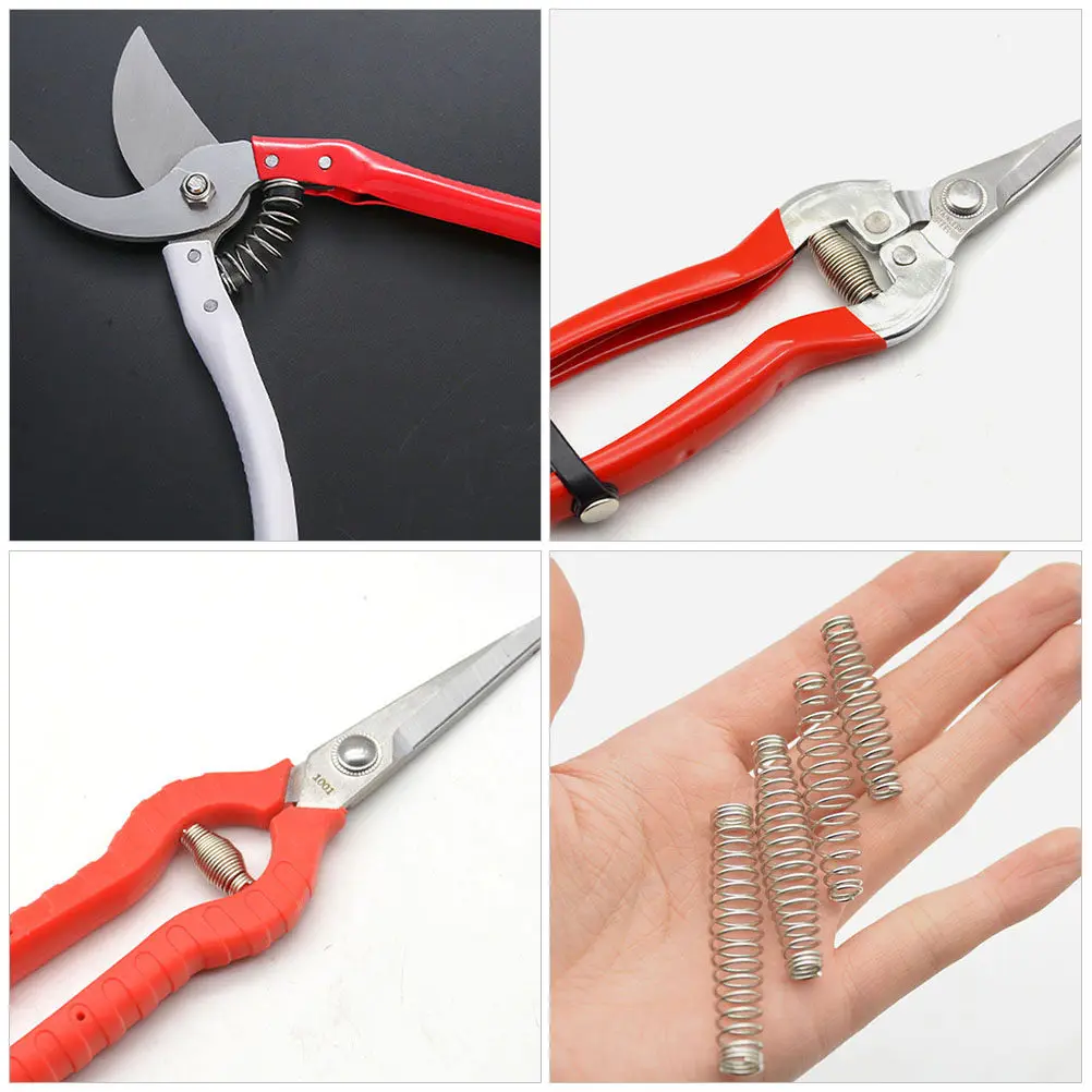 

25 шт. пружин для обрезки из нержавеющей стали для ручных секаторов, сменные детали для садовых инструментов, эффективная обрезка, легкие и компактные