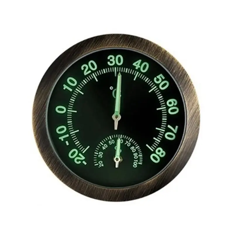 ABRE-Portable Mini Noctilucent Thermometer Hygrometer Temperature& Humidity Meter Car Interior Decoration Sensor