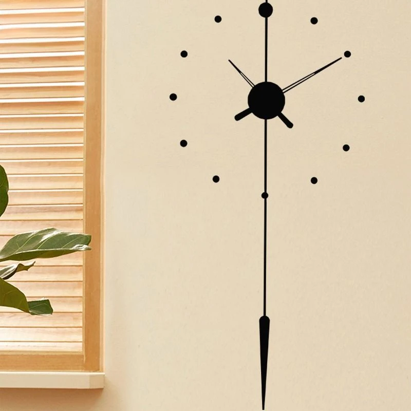 

Modern Wall Clocks Metal Minimalism Clock Watch Art Creative Clock Mechanism Silent Clocks for Living Room Home Decoration