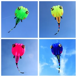 free shipping large tadpole kite fabric soft kites for adults professional kite jellyfish programmable toys octopus kite kepler