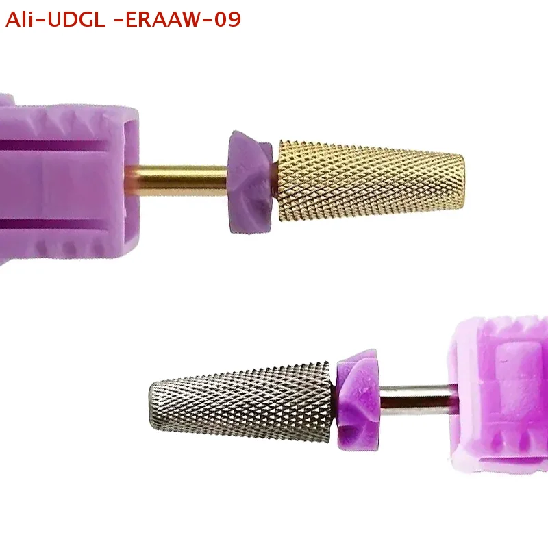 1PC 3XF Punte per fresa per unghie 5 in 1 in acciaio al tungsteno rotante per manicure, strumenti per rimozione gel e smalto, attrezzi per manicure