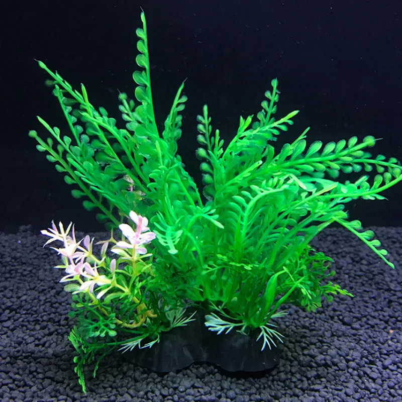 Artificial Aquarium Decor Plants Water Weeds Ornament Aquatic Plant - Fish Tank Ornament Plant Aquarium Artificial Decor 14cm