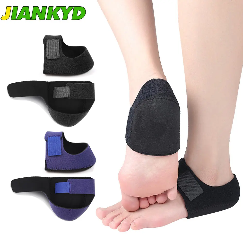 1Pair Gel Heel Pad Pain Relief for Plantar Fasciitis Sock Worn in Shoes Thin Heel Spur Foot Skin Care Protectors Foot Care