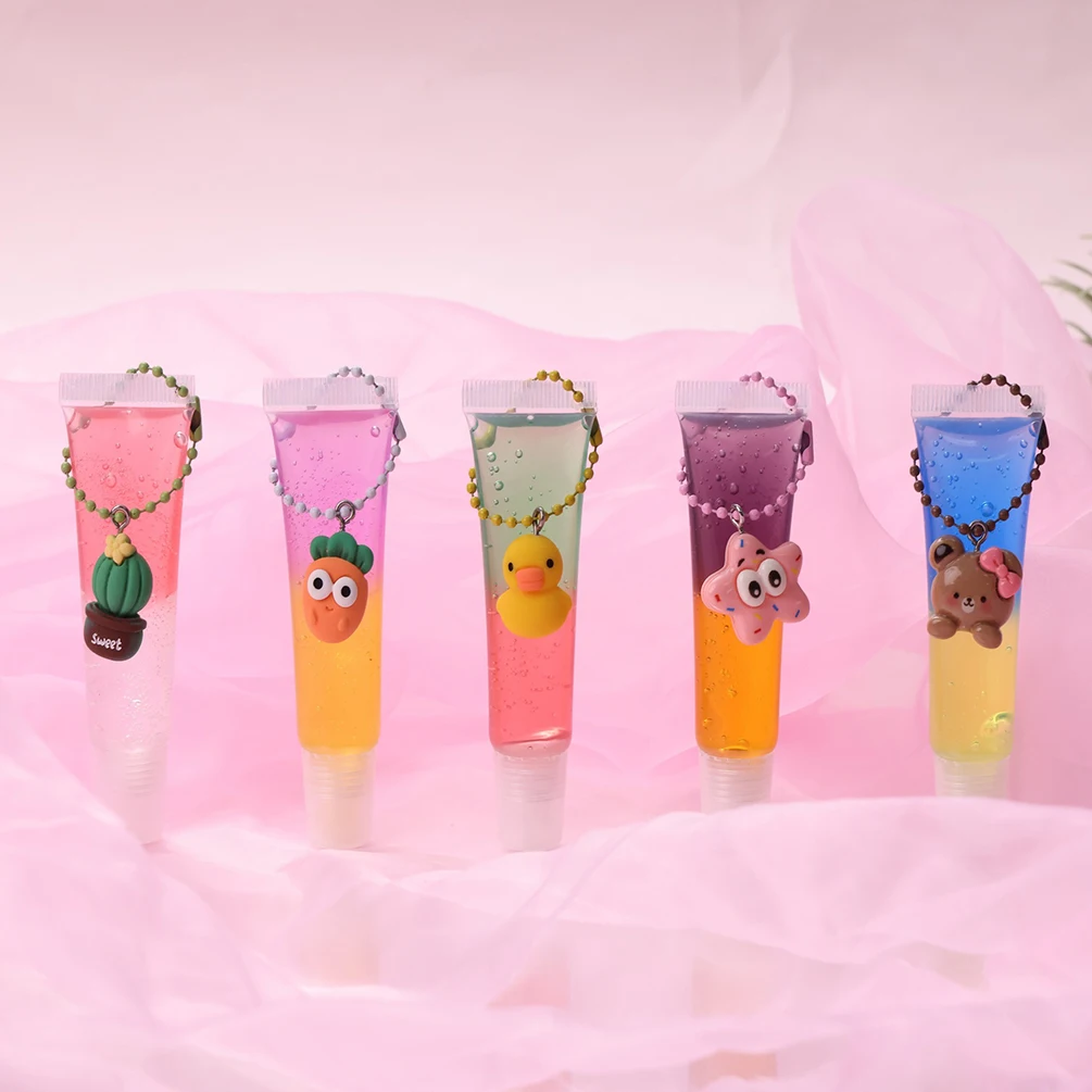 Lipgloss Private Label Bio glänzendes doppellagiges Gel individuelles Logo Pigment Antihaft-pflegende feuchtigkeitsspendende Make-up-Großhandel