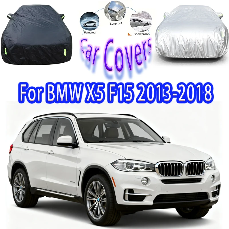 

For BMW X5 F15 2013-2018 2016 2017 Outdoor Protection Full Car Covers Snow Cover Sunshade Waterproof Dustproof Car accessories