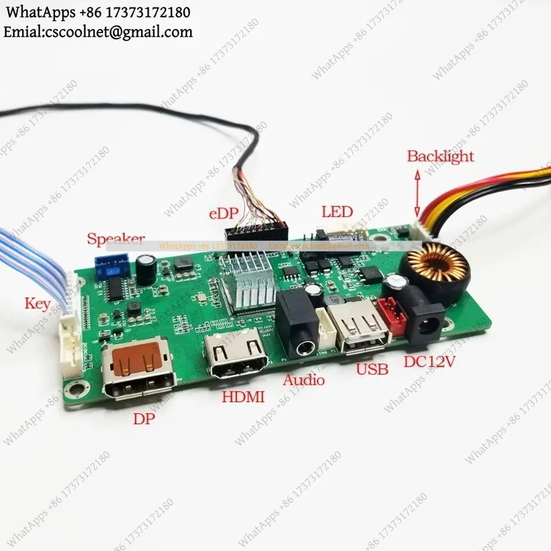 JS02 LCD Driver Board LM270WQ1-SDE3 DP HDMI USB 2K 2560*1440 Speaker Crossover Filter for iMac A1311