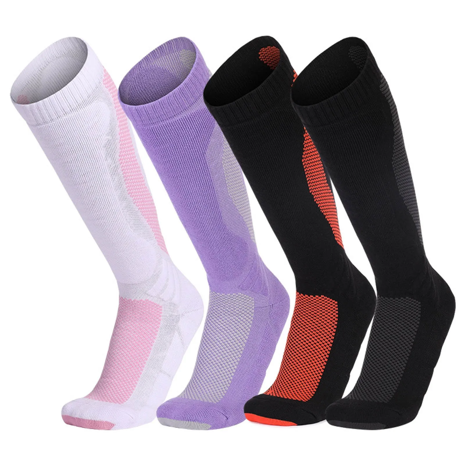 

1 Pair of Cotton Ski Socks for Snowboarding Winter Outdoor Sports Performance Socks Warm Socks for Men and Women in Winter