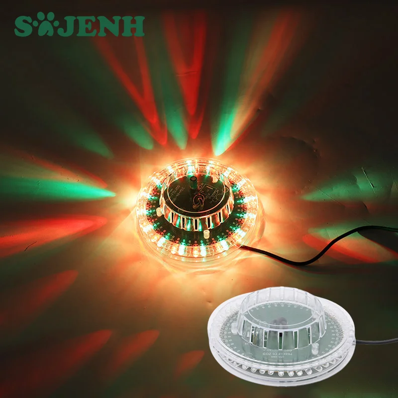 Sound Activated Rotating Disco Light USB RGB LED Ball Party KTV Bar Stage Lamps Easy Installation Exquisite Stage Effet